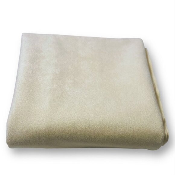 45" Wide Suede Fabric Cream Fabric 1 Yard + - Sewing & Crafts - NEW- READ - Picture 1 of 7